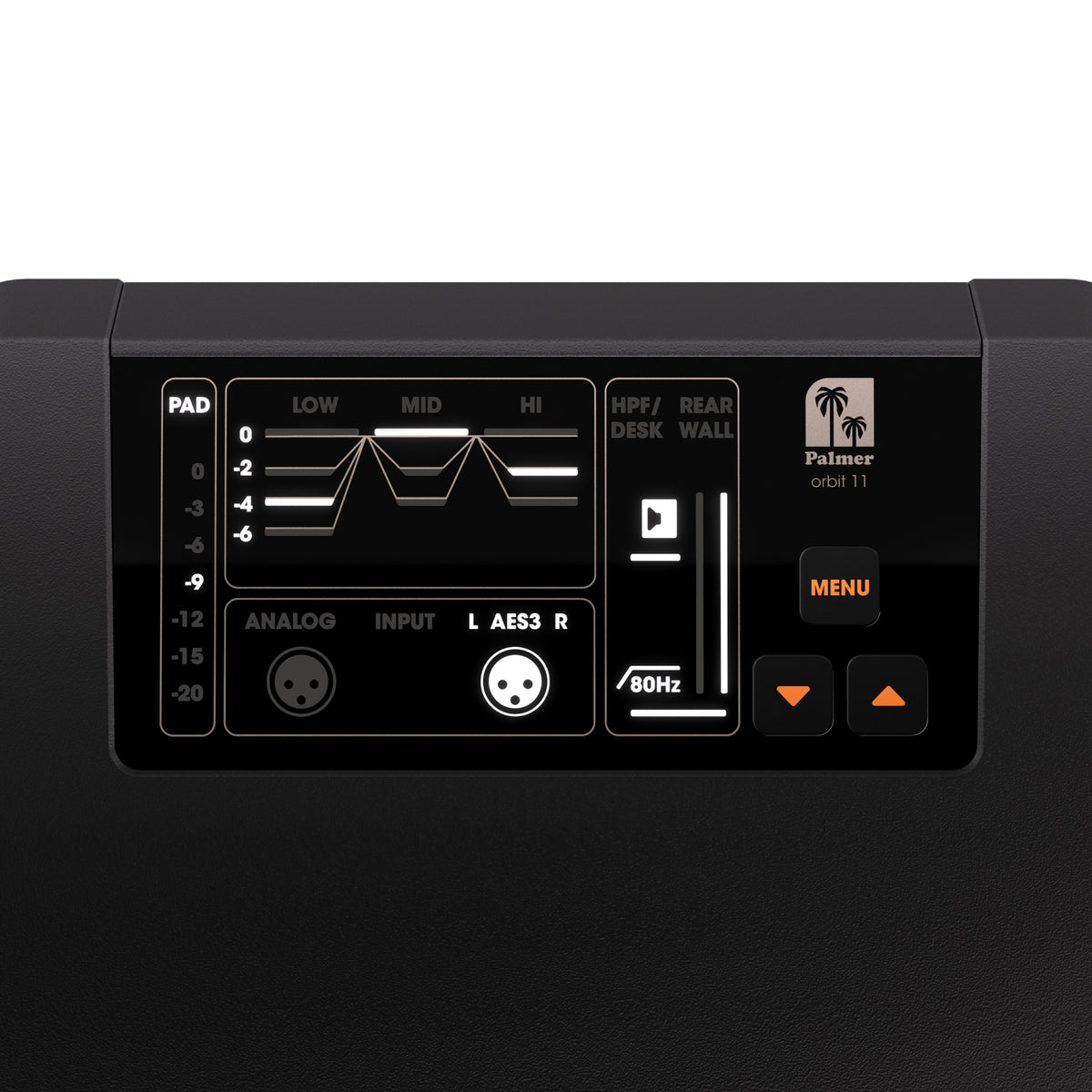 Palmer Orbit 11 | Dual 8in Woofers - 116dB SPL | Coaxial 3-Way Studio Monitor