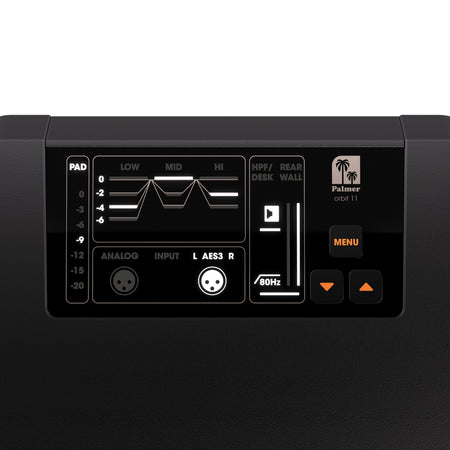Palmer Orbit 11 | Dual 8in Woofers - 116dB SPL | Coaxial 3-Way Studio Monitor