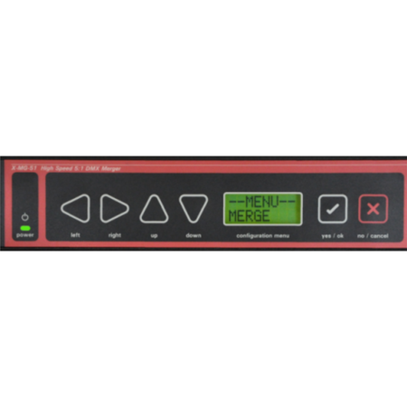 Swisson XMG-51 | 5-in-1 DMX Merger - HTP/LTP Modes | Auto Bypass & Channel Offsets