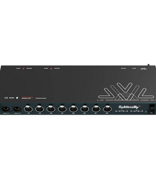 Blizzard Lighting Pipeline Splitterally 8 | 1U Rackmount 8-Way DMX Splitter & Booster (1x8 or 2x4 Mode)