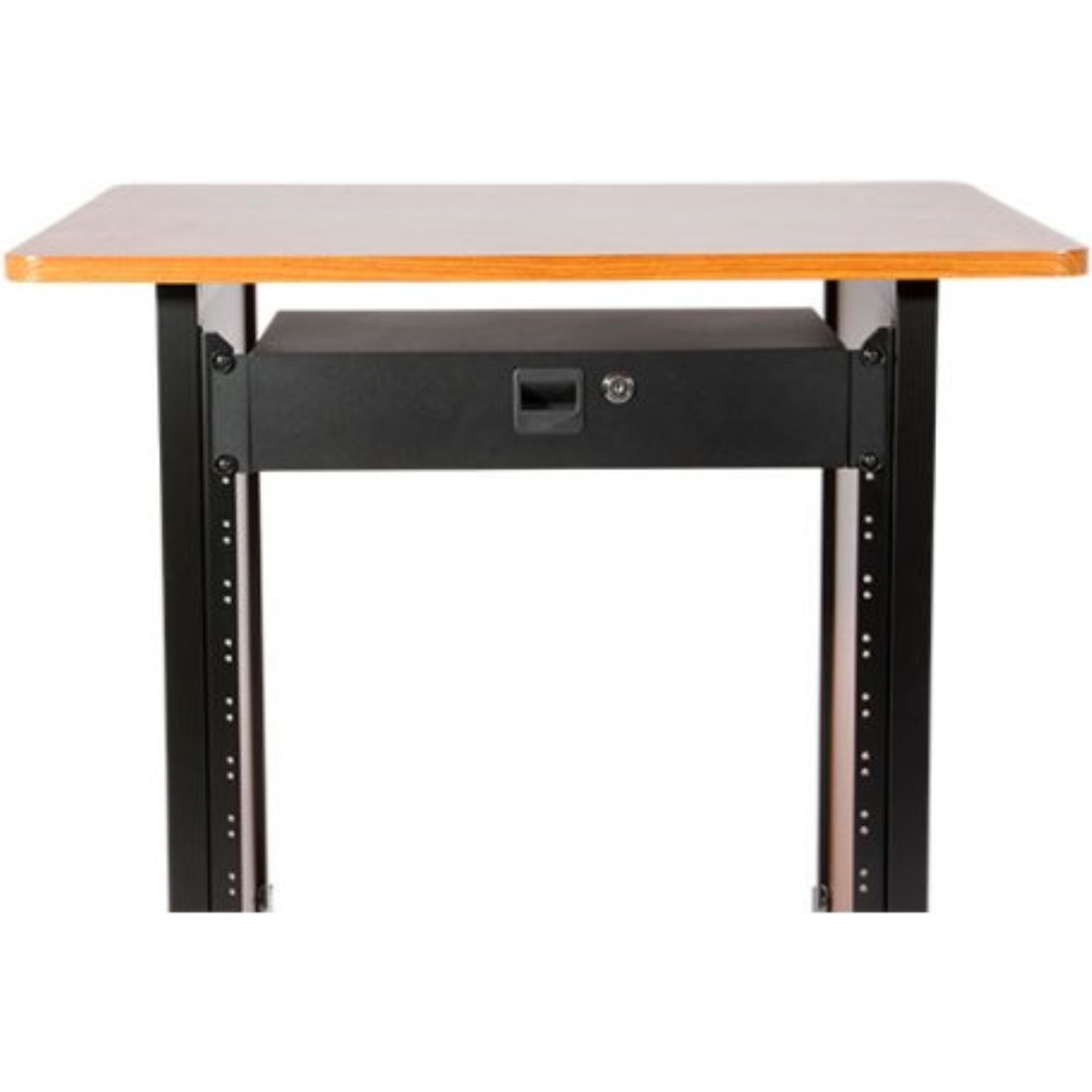 On-Stage RDLS2000 | 2U Locking Rack Drawer | Shallow Steel Storage for Rack Gear
