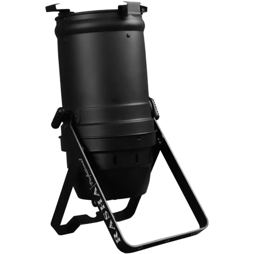 Rasha Zum Cob | 100W COB Par - 3000K Tungsten Look | 9º–30º Manual Zoom Beam
