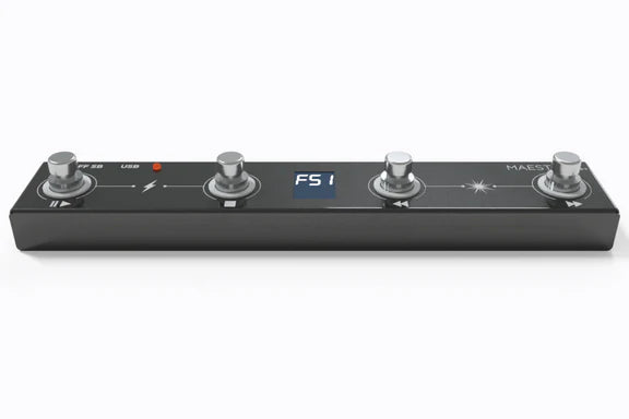 MaestroDMX Maestro FS1 | USB MIDI Foot Controller | Hands-Free Cue and FX Control