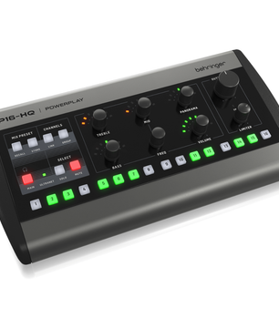 Behringer P16 HQ | 16 Channel Personal Monitor Mixer | ULTRANET Powered with High-Quality Headphone Amp