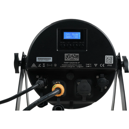 Event Lighting PARF12X25VWIP | 12x25W Variable White LEDs | IP65 Par with Electronic Frost
