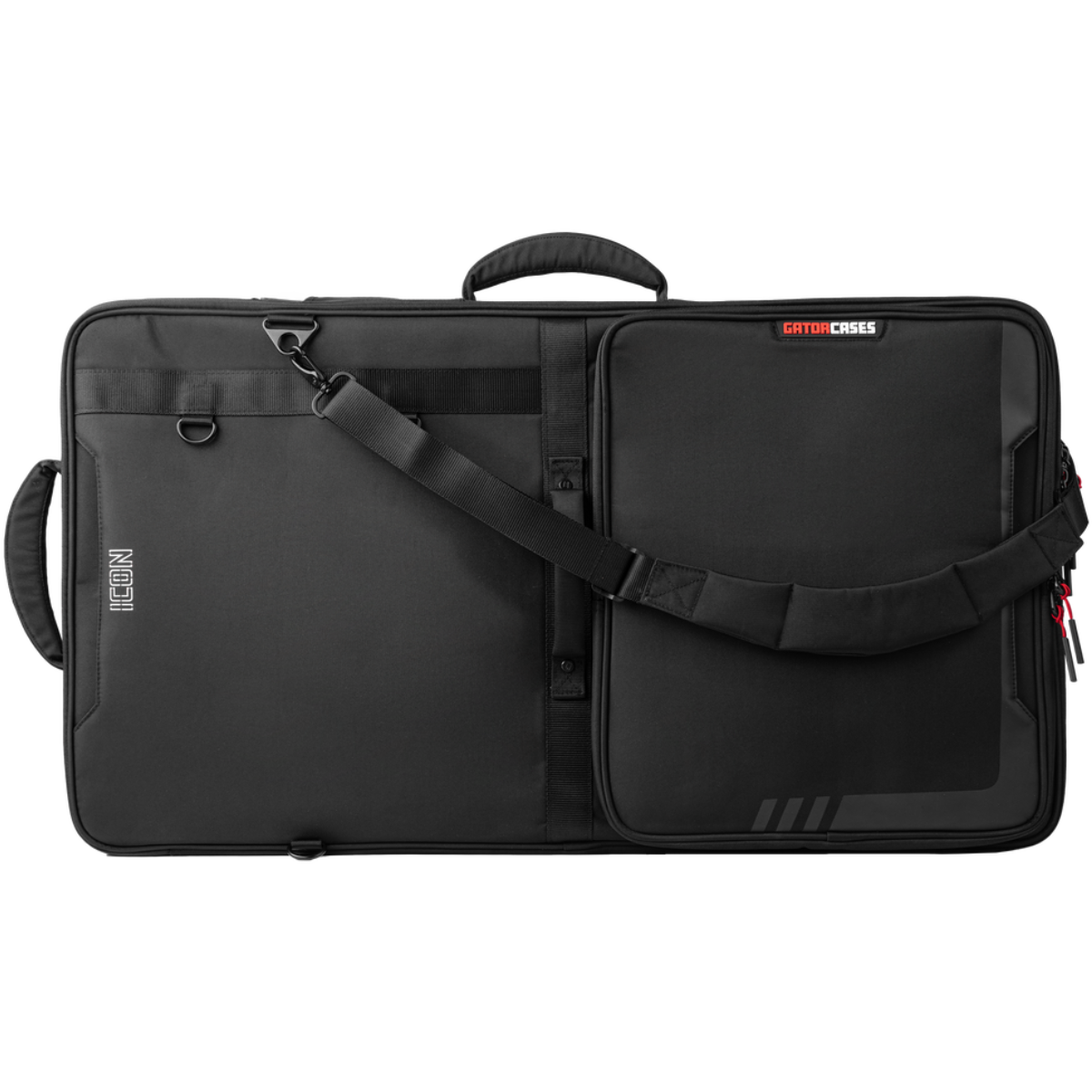Gator G-ICONDJ-LG-BP | Large DJ Controller Backpack Bag | Semi-Rigid Travel Protection