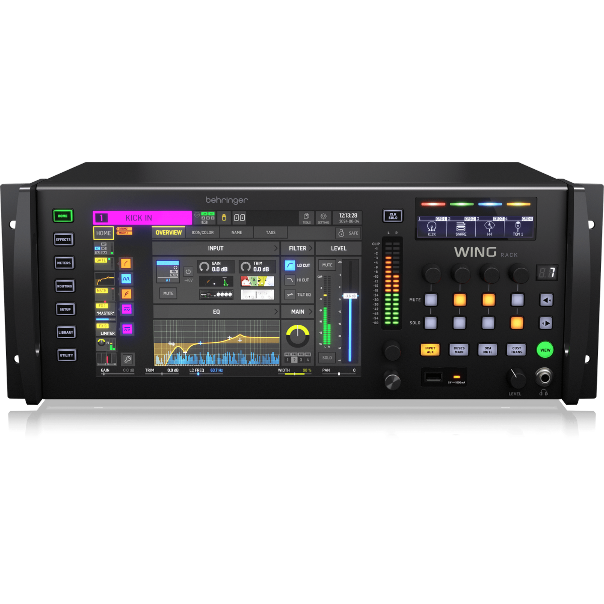 Behringer WING RACK | 48 Channel Digital Mixer Engine | Rackmount with 24 Midas Preamps