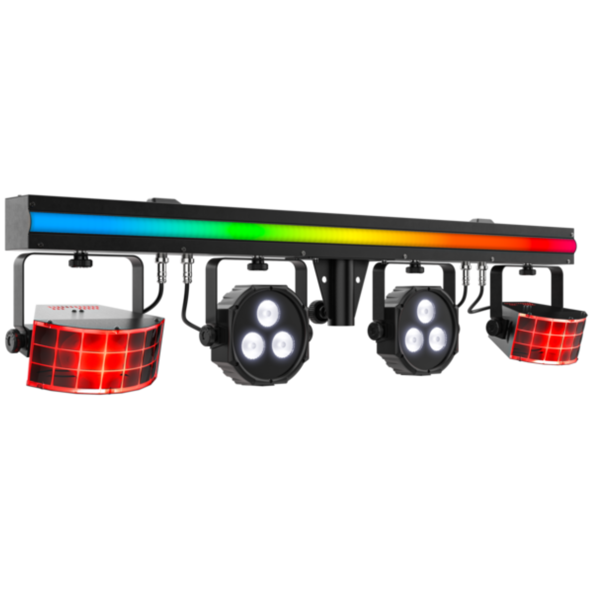 Chauvet DJ GigBAR 3 ILS | 3-in-1 Derby Par Strip System | Complete Lighting System with Tripod & Control