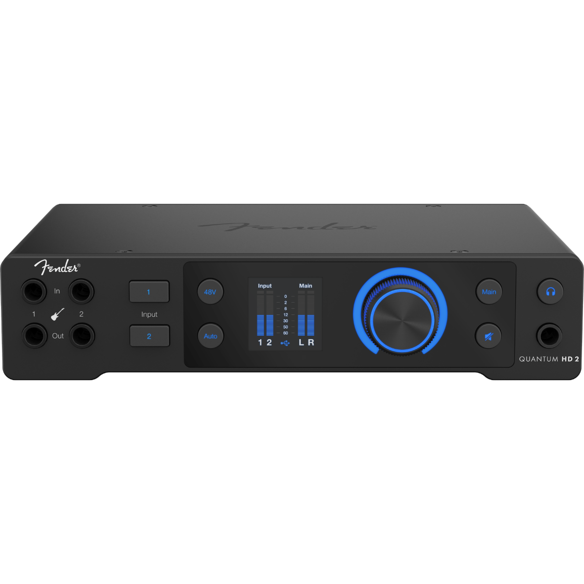 Fender Quantum HD 2 | 20x24 USB-C Interface | 32-bit 192kHz with MAX-HD Preamps