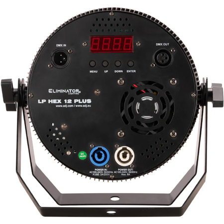 Eliminator LP HEX 12 PLUS | 12x18W RGBWA+UV Flat Par | 6-in-1 LEDs with White Balance Control