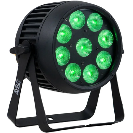 Event Lighting PAR9X12BH-IP | 9 x 12W RGBWAU LEDs | IP65 Battery PAR with Wireless DMX