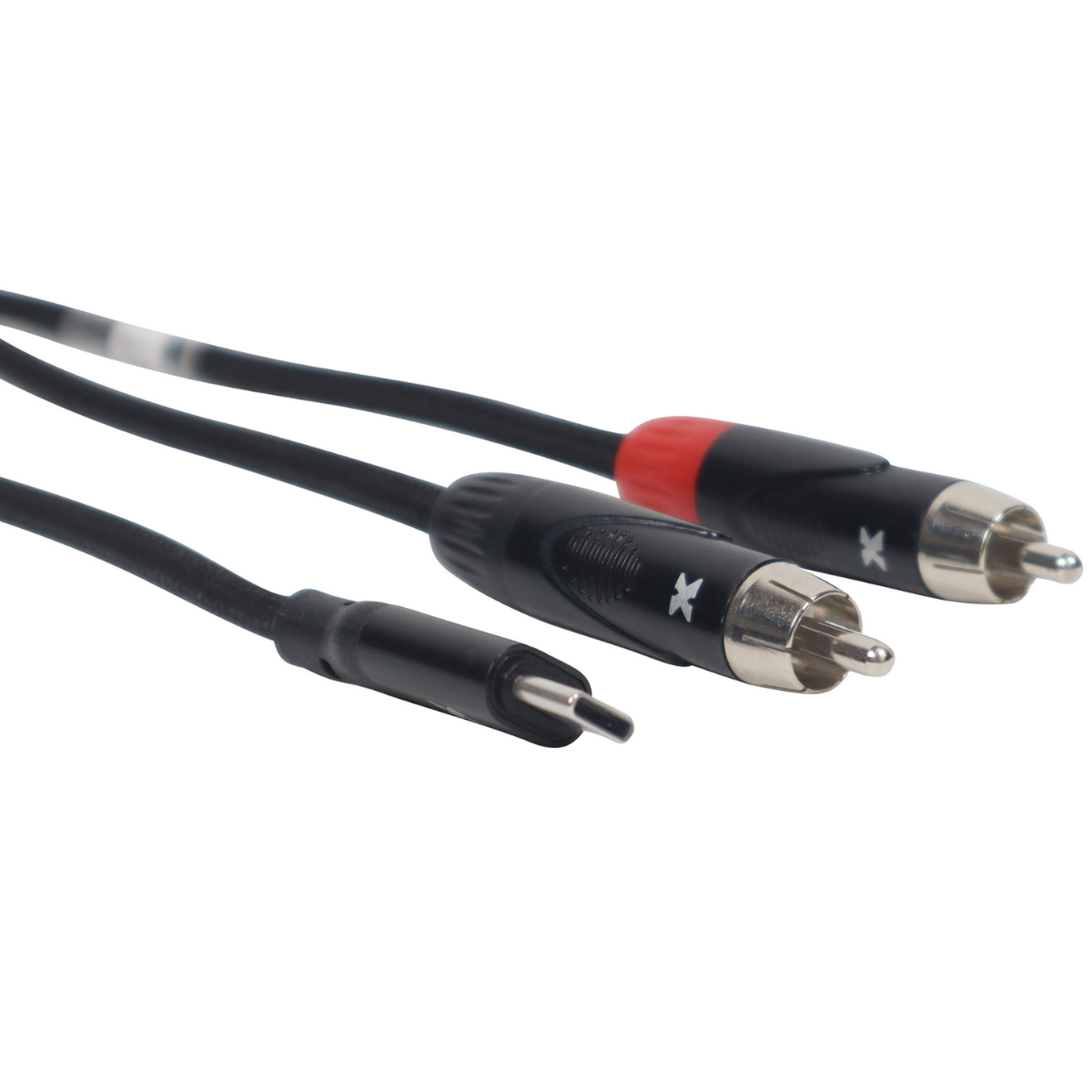 ProX XC-USBC2RCA03 | 3ft USB-C to Dual RCA | 16-Bit DAC Audio Cable
