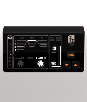 Palmer Orbit 11 W | Dual 8in Woofers - 116dB SPL | White 3-Way Coaxial Studio Monitor