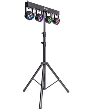ColorKey PartyBar Mobile 100 EL | Wireless LED Lighting System | Battery-Powered with Stand & Case