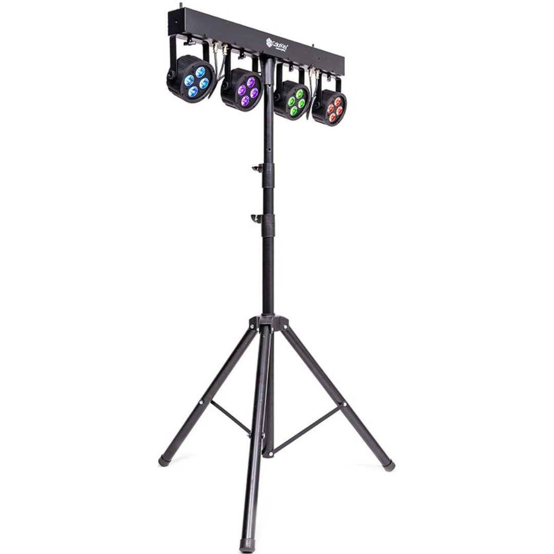 ColorKey PartyBar Mobile 100 EL | Wireless LED Lighting System | Battery-Powered with Stand & Case