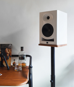 Wavebone Grand Speaker Stand Black | Adjustable Studio Monitor Stand | 15kg Capacity Stable Design
