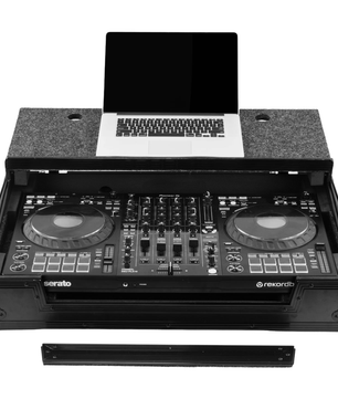 Odyssey RCGS-FLX10WBL | Black Wheeled Case with Glide Platform | Fits DDJFLX10 Controller