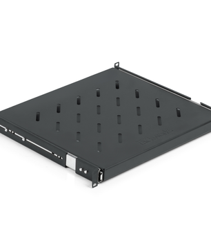 Gator GRW-SHELF1SLD | 1U Sliding Rack Shelf | 13.8in Vented Steel Design