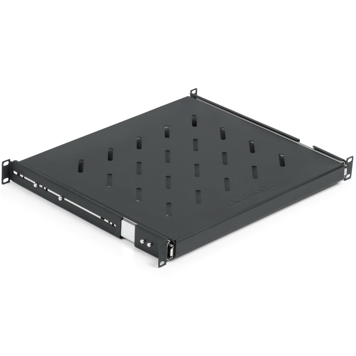 Gator GRW-SHELF1SLD | 1U Sliding Rack Shelf | 13.8in Vented Steel Design