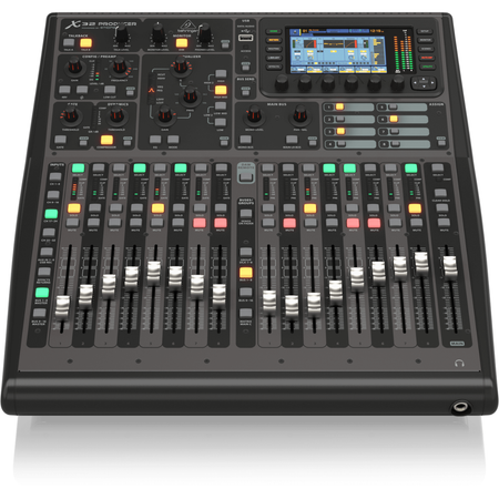 Behringer X32 PRODUCER | 40 Input Digital Mixer | Rackmount with 16 Midas Preamps & USB Interface