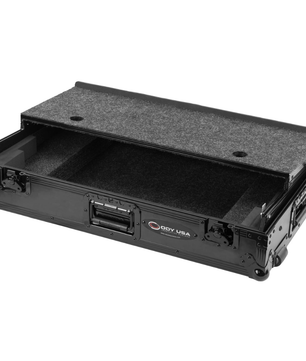 Odyssey RCGS-DDJGRV6WBL | Black Wheeled Case with Glide Platform | Fits DDJGRV6 Controller