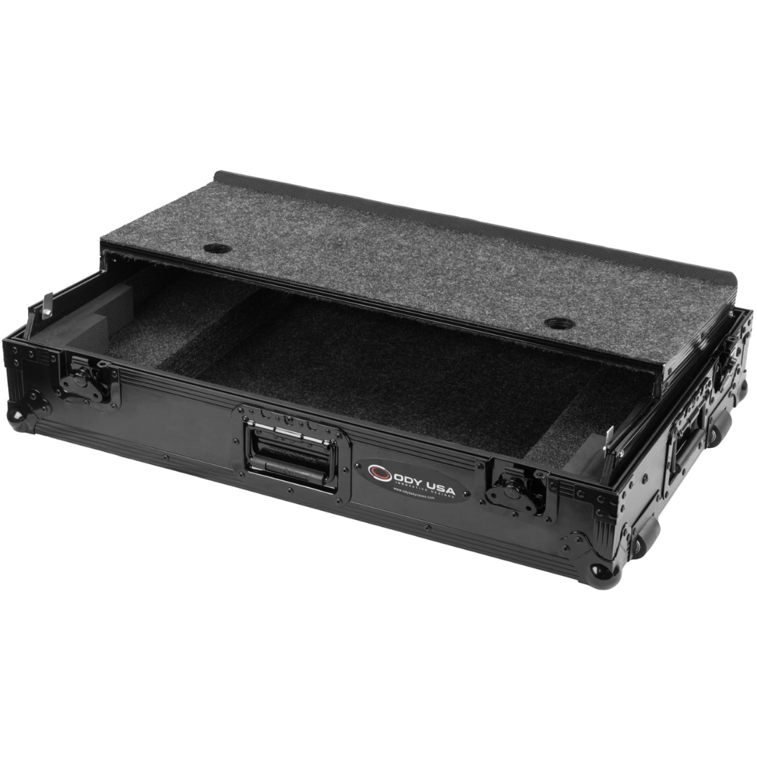 Odyssey RCGS-DDJGRV6WBL | Black Wheeled Case with Glide Platform | Fits DDJGRV6 Controller