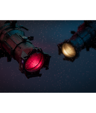 Blizzard Lighting Verismo IP Profile RGBALC | IP65 Outdoor 300W RGBALC LED Ellipsoidal with Framing Shutters