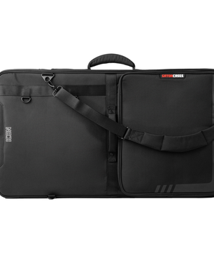 Gator G-ICONDJ-MD-BP | Medium DJ Controller Backpack Bag | Semi-Rigid Travel Protection