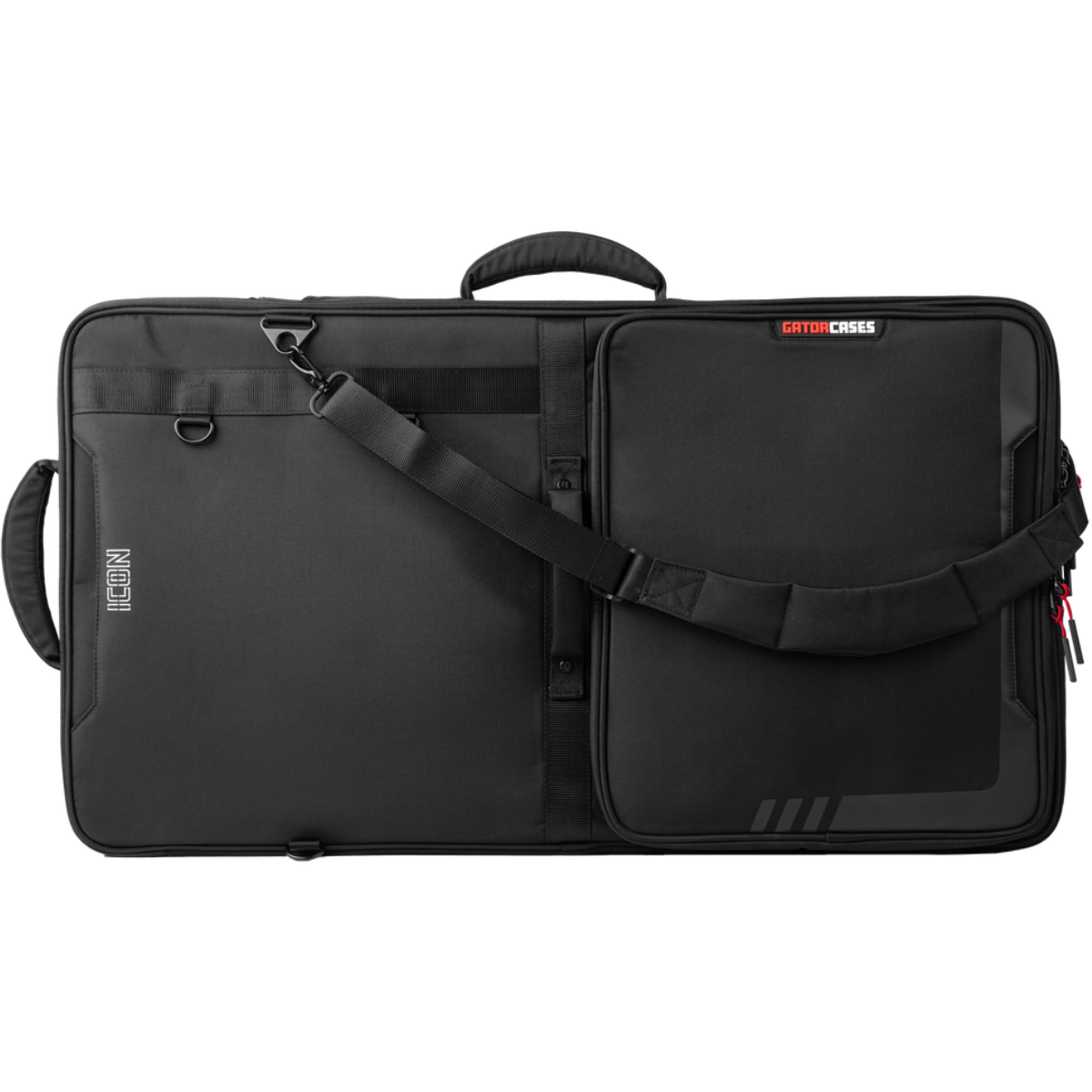 Gator G-ICONDJ-MD-BP | Medium DJ Controller Backpack Bag | Semi-Rigid Travel Protection