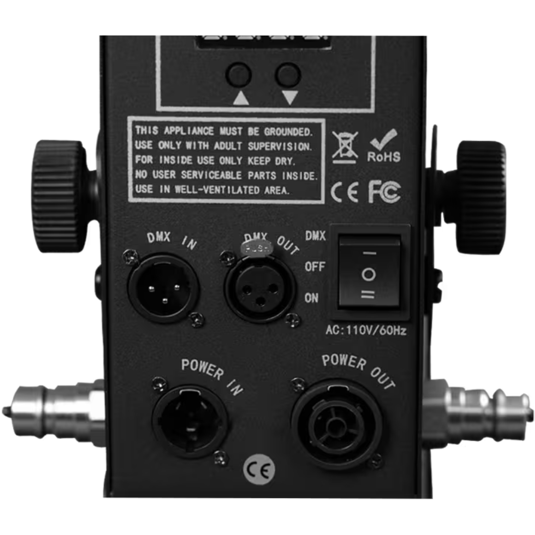 Rasha Arete | CO₂ Jet with 39ft Burst | DMX Control & High-Pressure Valve System