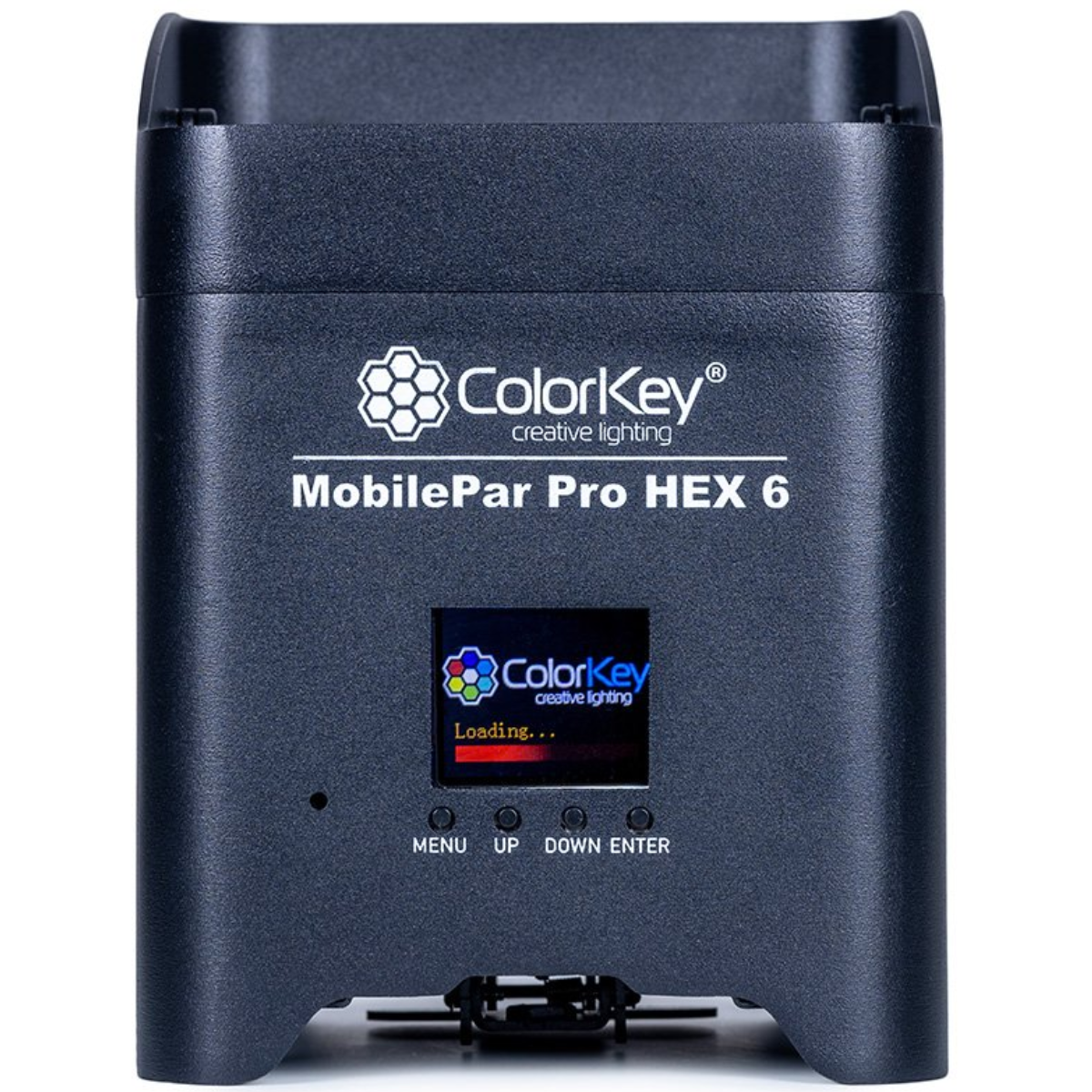 ColorKey MobilePar Pro Hex 6 4-Pack | Wireless Battery Uplights with Case | RGBAW-UV 6x12W LEDs