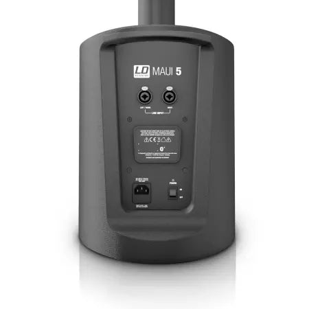 LD Systems MAUI 5 | 8in Sub - 120 dB | Ultra-Portable Column PA with Mixer & Bluetooth