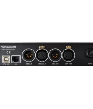 Swisson XRC-200 | 64 DMX Sequence Recorder - 2 Universes | Built-In Timer & USB Backup