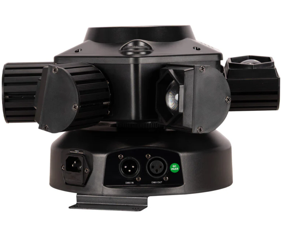 Eliminator CenterDroid | RGBW LED + Laser Centerpiece | Rotating Lens & Tilting Arms
