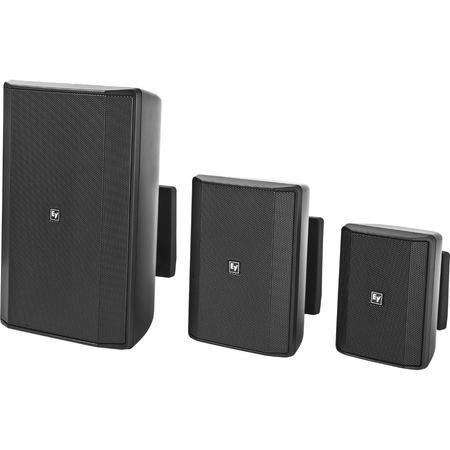 Electro-Voice EVID-S8.2B | 8in Surface Speaker Pair | Black 8 Ohm Install Speakers