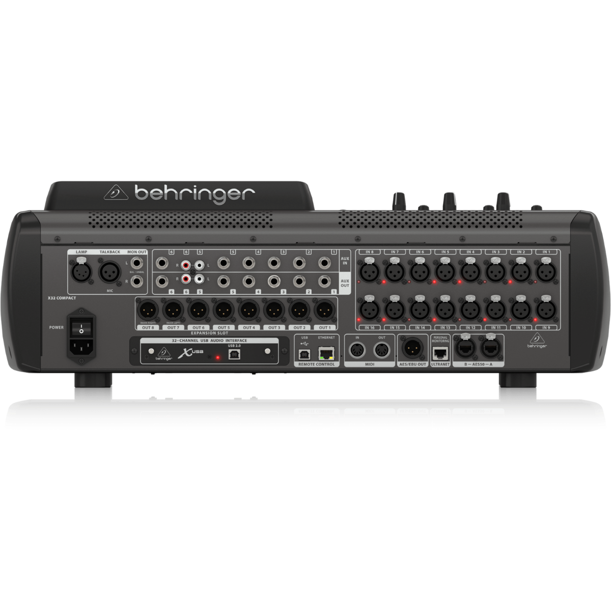 Behringer X32 COMPACT | 40 Input Digital Mixer | 16 Midas Preamps with 17 Motorized Faders