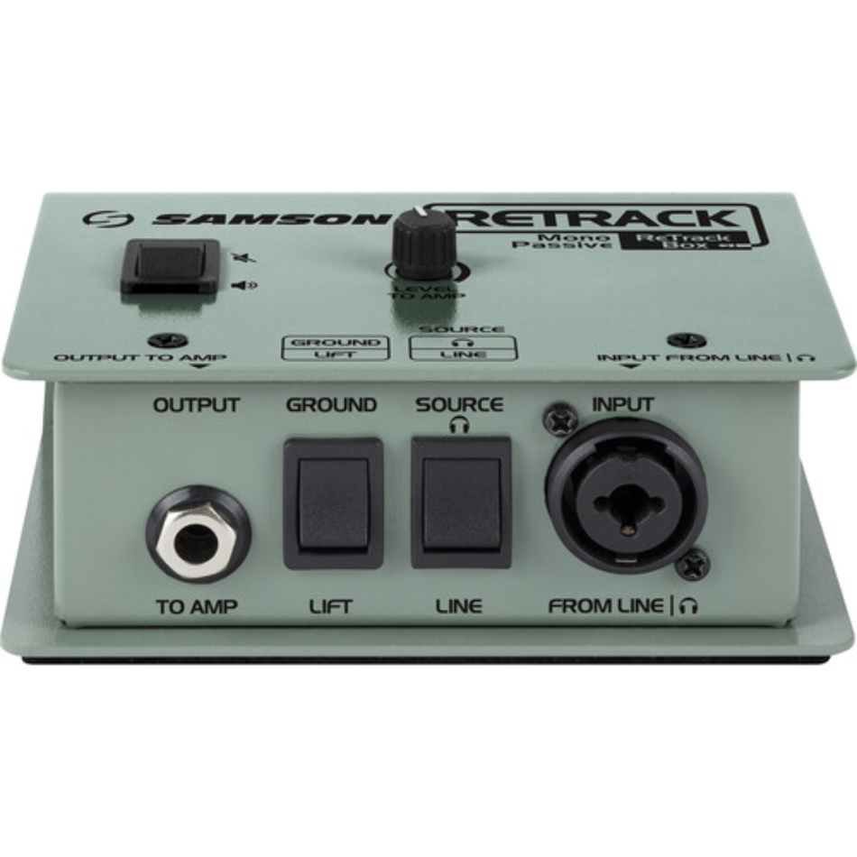 Samson SARETRACK | Passive Reamping DI Box | XLR/TRS Input for Guitar Amps