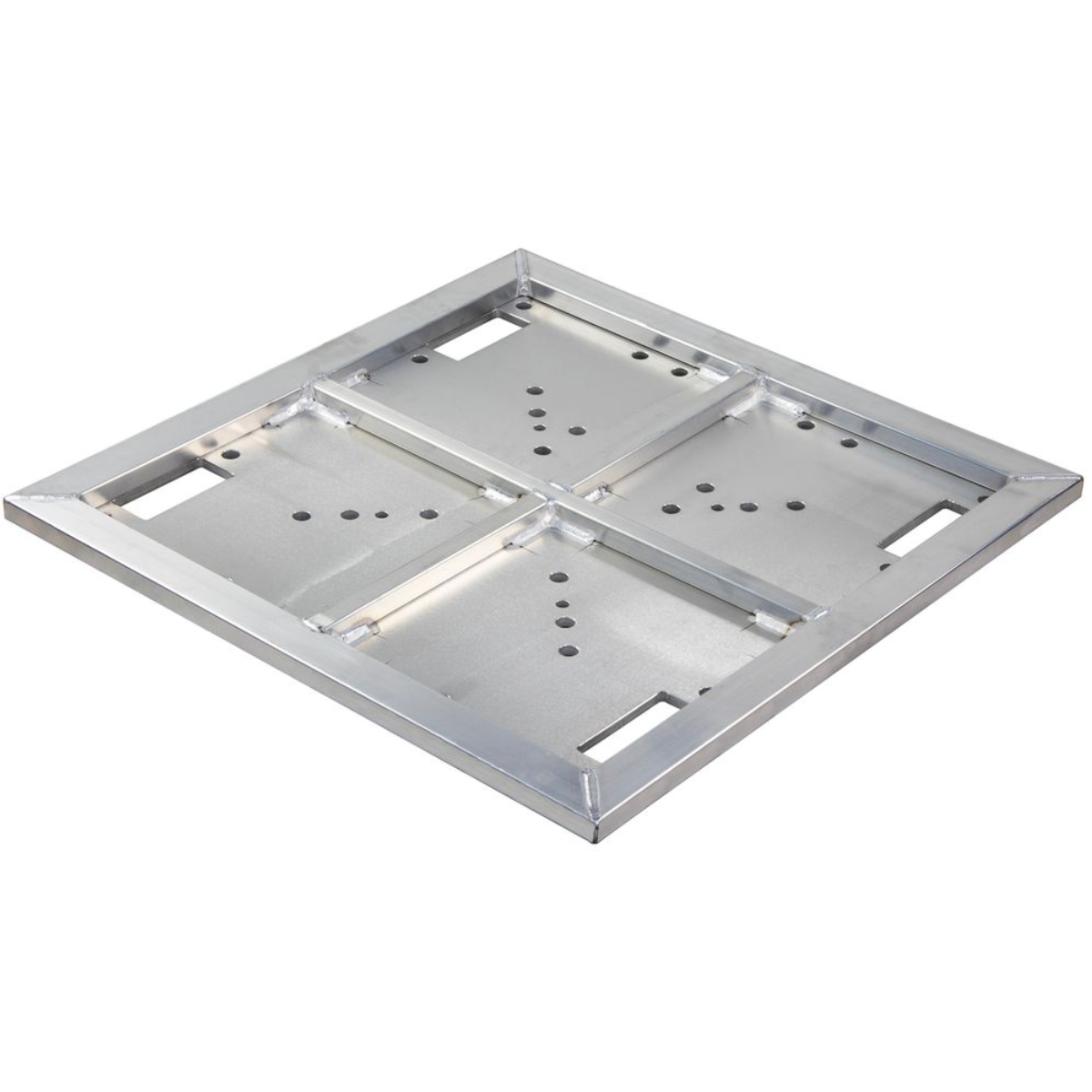 Show Solutions BP3030-ALU-R1  | 30in x 30in Raised Aluminum Base Plate | Heavy-Duty 12mm Stage Mounting Plate