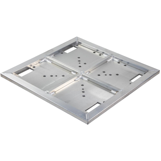 Show Solutions BP3030-ALU-R1  | 30in x 30in Raised Aluminum Base Plate | Heavy-Duty 12mm Stage Mounting Plate