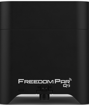 Chauvet DJ Freedom Par Q9 X4 | 4-Fixture Wireless Uplighting Kit | Bag, Multi-Charger & Remote Included