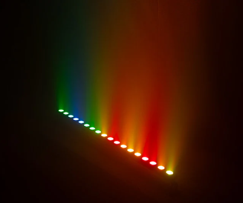 Eliminator Mega Color Q18 | 1m RGBA LED Wash Bar | Pixel Mapping & 5 DMX Modes