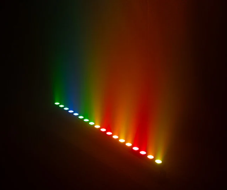 Eliminator Mega Color Q18 | 1m RGBA LED Wash Bar | Pixel Mapping & 5 DMX Modes