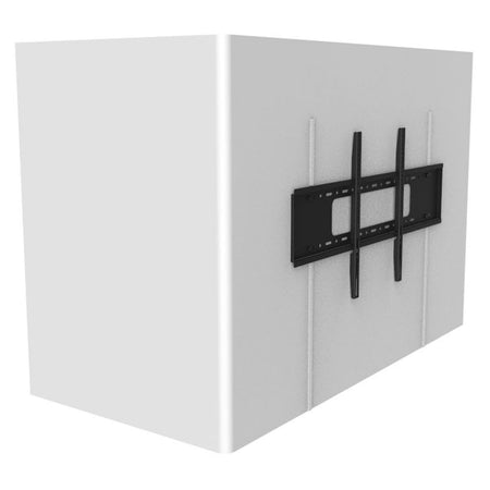 Odyssey DJBOOTHM65OP | DJ Booth with 65in TV Mount | Adjustable Tier & Cable Ports