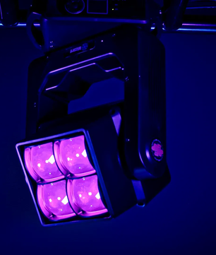 Blizzard Lighting Switchblade Flip | Dual-Face Beam/Wash Moving Head | RGBW Zoom + Pixel Mapping