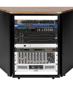 Wavebone Satel 13U Rackmount Case | 13U Studio Rack Cabinet | Removable Panels with Heat Dissipation