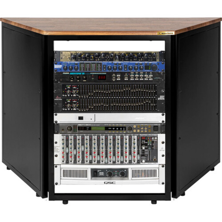 Wavebone Satel 13U Rackmount Case | 13U Studio Rack Cabinet | Removable Panels with Heat Dissipation