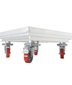 ProX XSQ-10W | 10in Rolling Stage Legs with Casters | StageQ Locking Mobility Set of 4