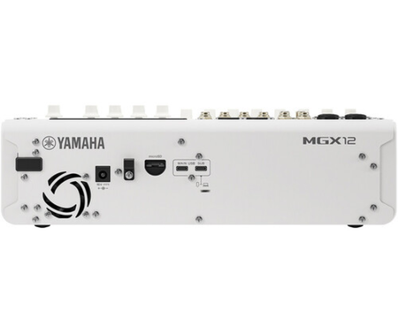 Yamaha MGX12 W | 18-Channel Digital Mixer with USB & SD Recording | White Finish with Bluetooth and Touchscreen FX