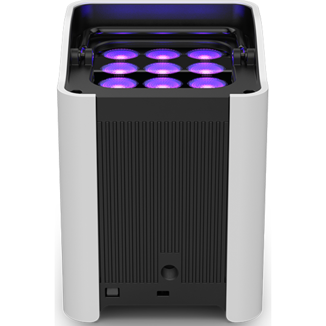 Chauvet DJ Freedom Flex H9 IP X6 | 100% Wireless Hex LED Uplight Kit | IP54 Outdoor-Ready with Charging Case