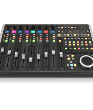 Behringer X Touch | 9 Motorized Faders DAW Controller | USB MIDI Control Surface with LCD Scribble Strips